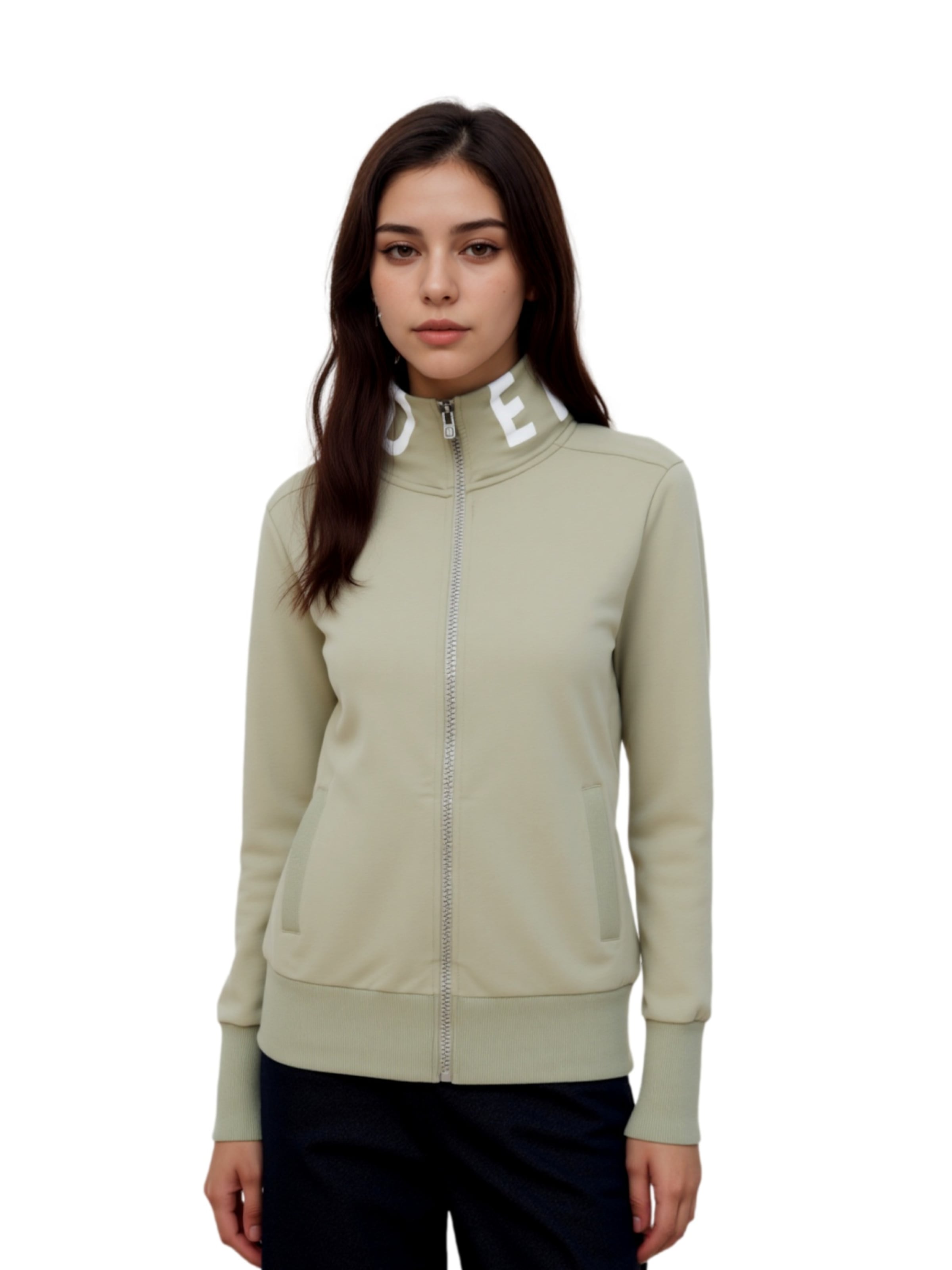 Elbsand Sweatjakke 'Alvis' i beige: forside