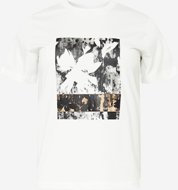 Calvin Klein Curve Shirt 'INCLUSIVE' in Wit: voorkant