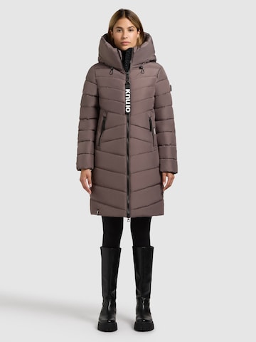 khujo Mantel in Braun