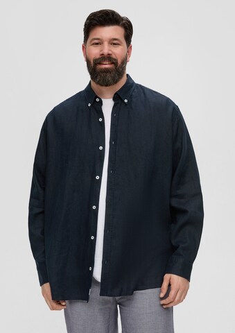 Coupe regular Chemise s.Oliver en bleu : devant