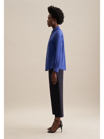 SEIDENSTICKER Bluse 'Schwarze Rose' in Blau
