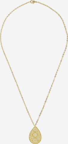 Gemshine Necklace in Gold: front