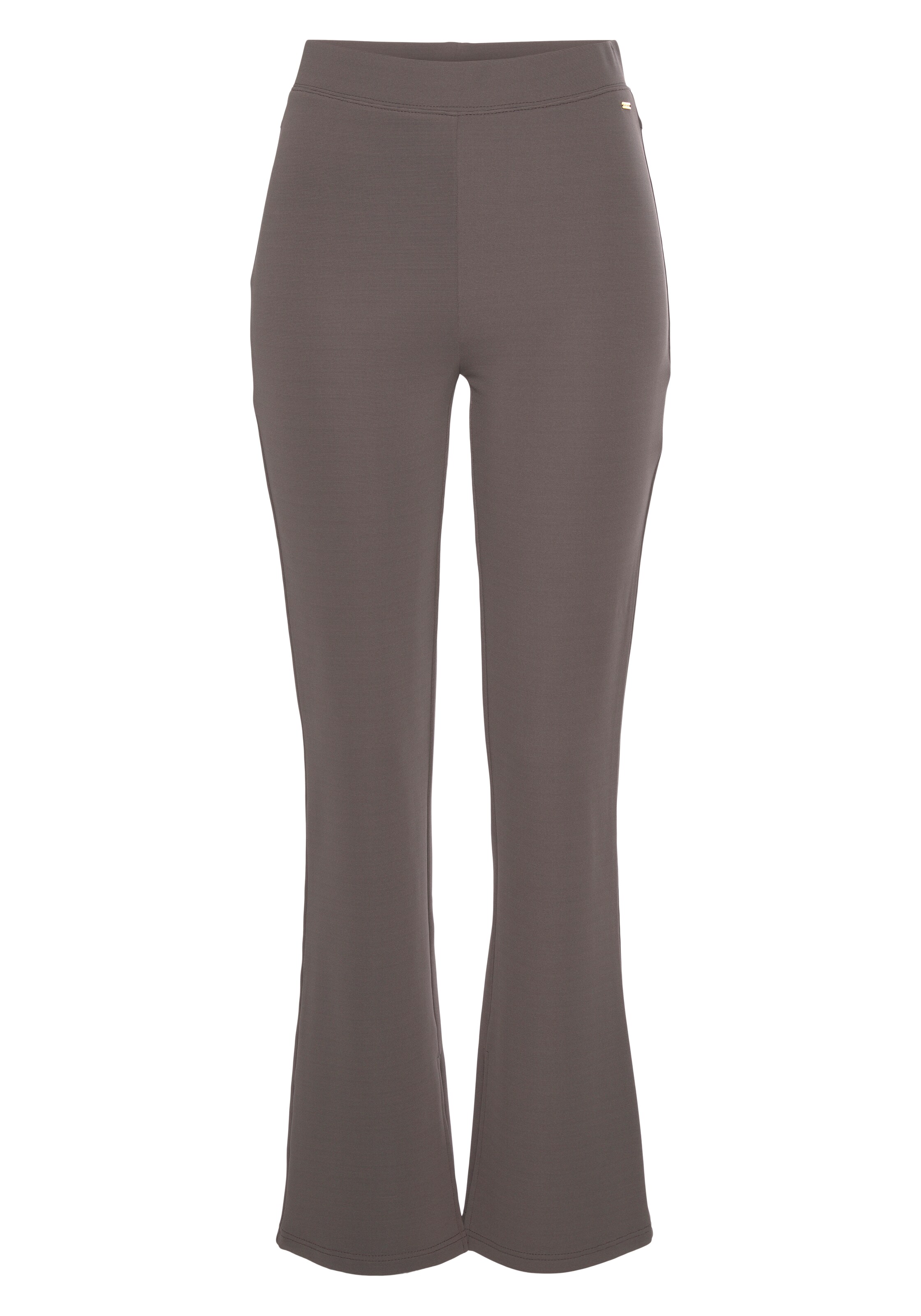 LASCANA Flared Bukser i grå: forside