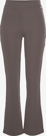LASCANA Flared Pants in Grey: front