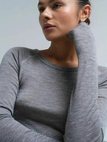 Seamless Basic Shirt 'Jade' in Grijs