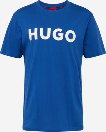 HUGO Shirt 'Dulivio' in Blauw: voorkant