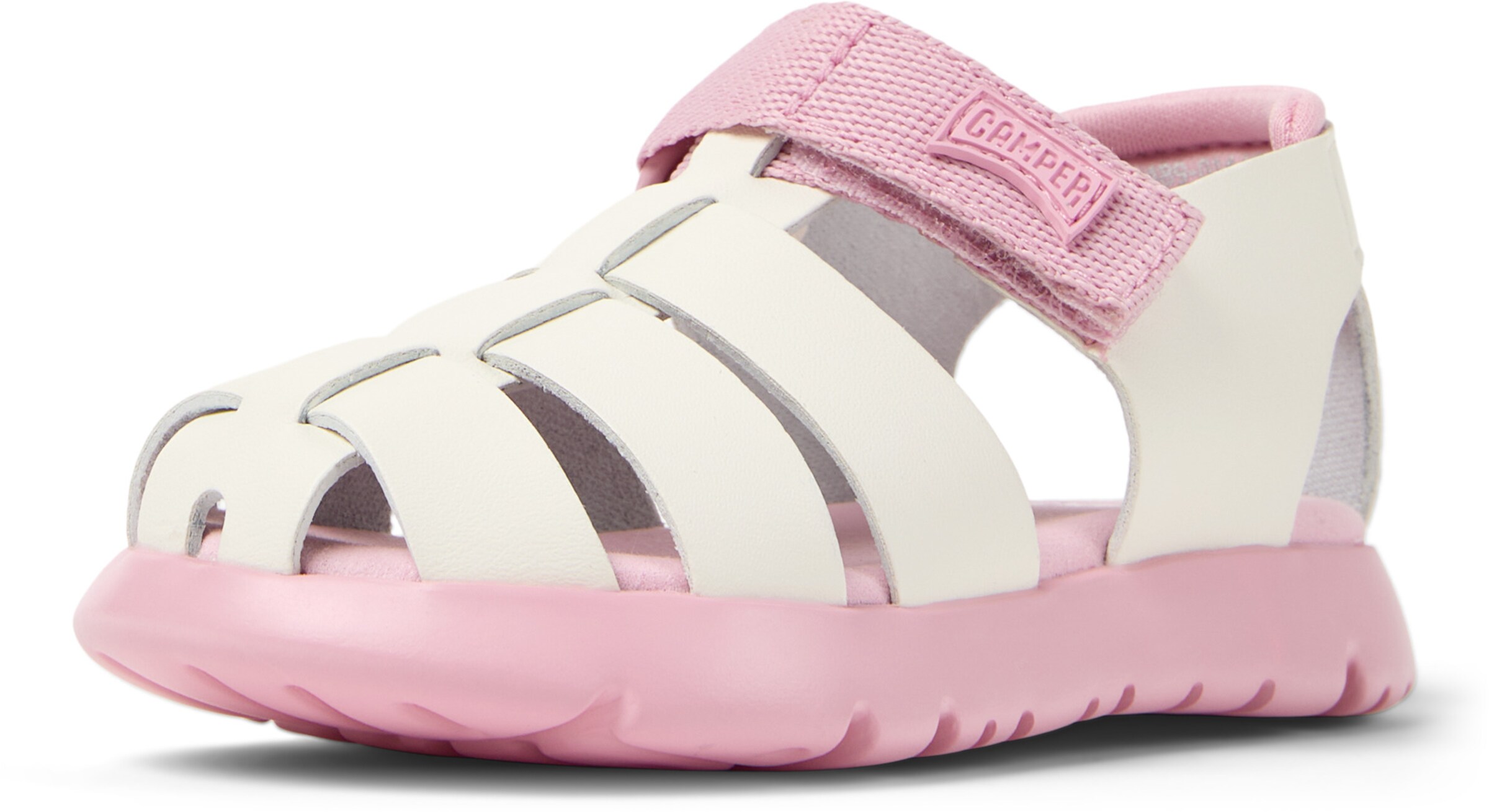 CAMPER Sandalen 'Oruga' in Beige: voorkant