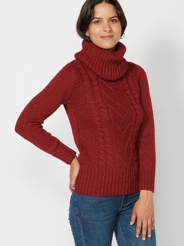 Pull-over KOROSHI en rouge