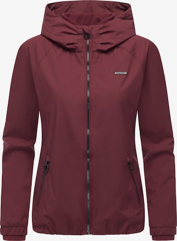 Veste fonctionnelle 'Dizzie' Ragwear en rouge : devant