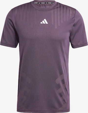 T-Shirt fonctionnel ' HIIT Airchill Workut' ADIDAS PERFORMANCE en violet : devant