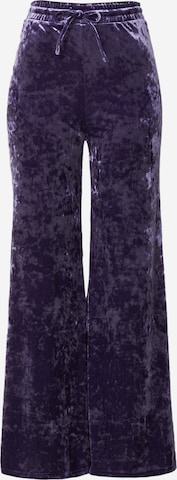 Wide Leg Pantalon 'Sastra' EDITED en violet : devant