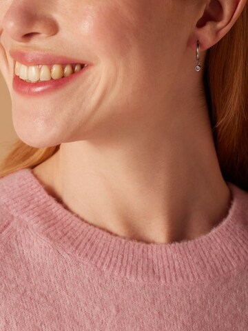 Lucardi Earrings in Silver