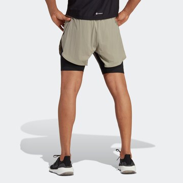 ADIDAS PERFORMANCE Slimfit Sportbroek 'Heat.Rdy Hiit 2-In-1 ' in Zwart