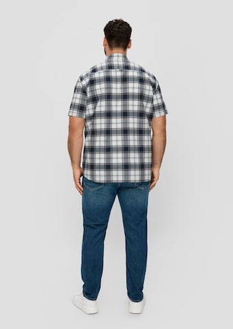 s.Oliver Red Label Big & Tall Slim Fit Hemd in Blau