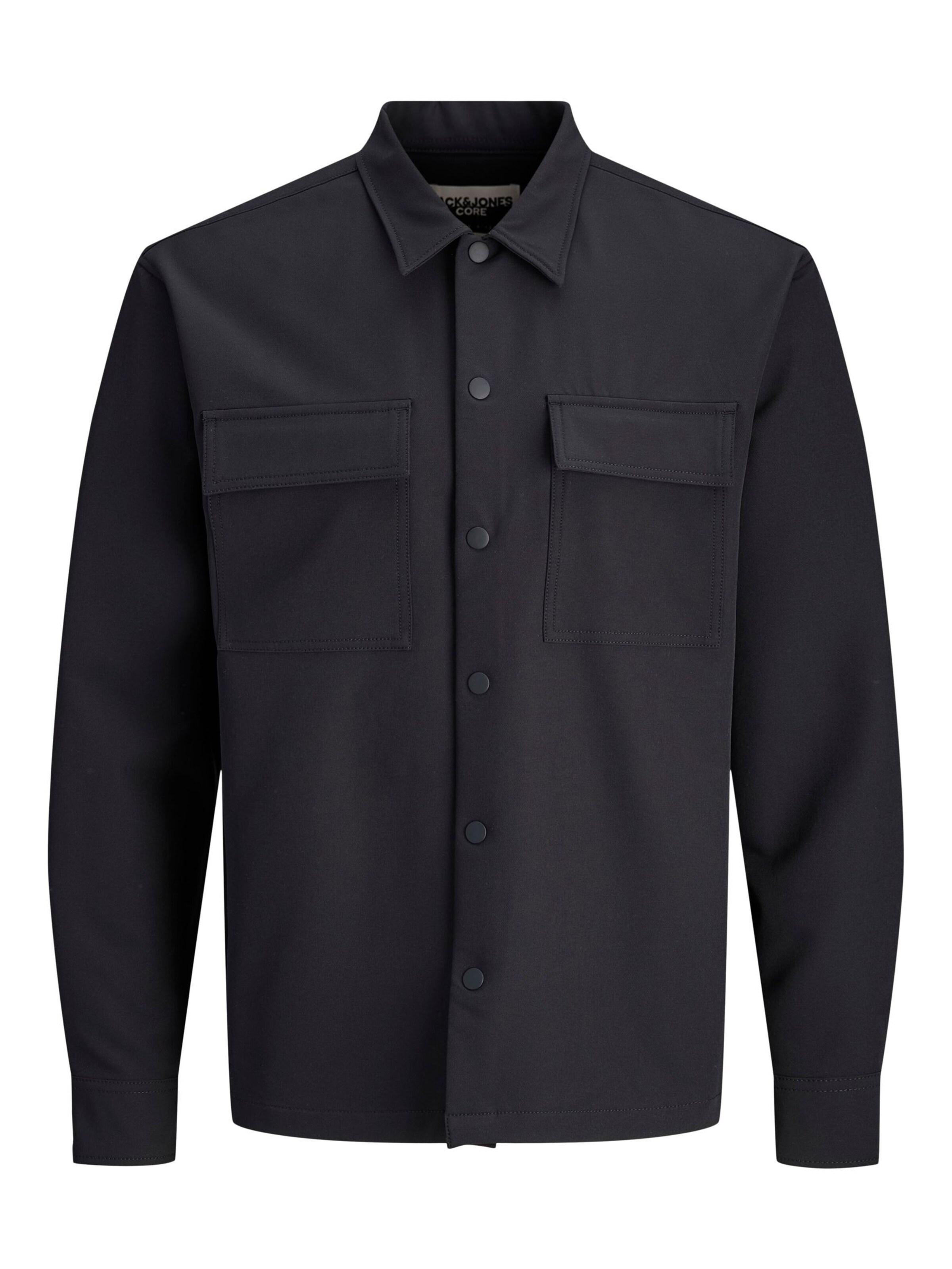 JACK & JONES Button Up Shirt in Blue: front