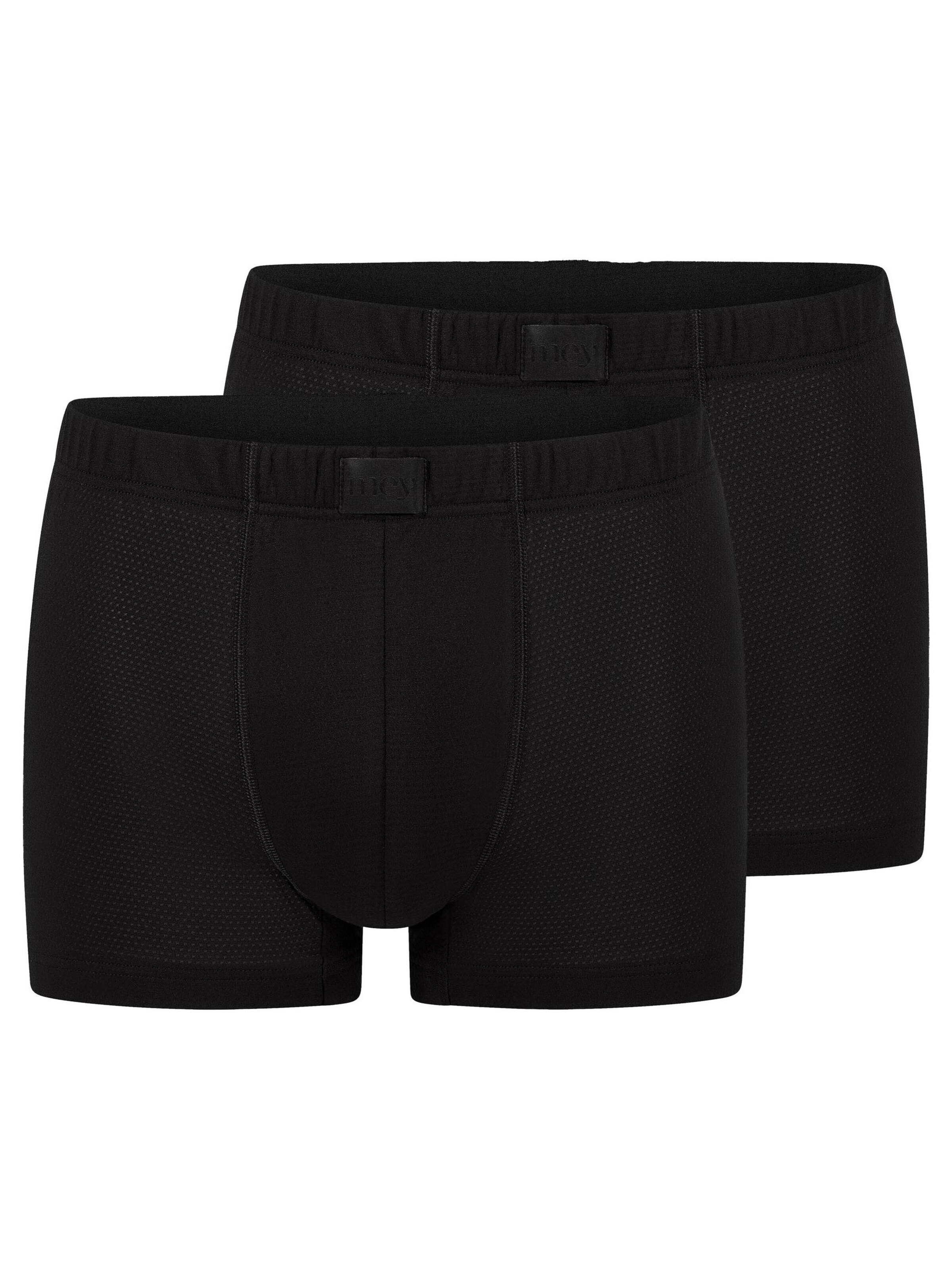 Mey Boxer shorts 'Dry Cotton Breeze' in Black: front