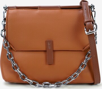 Emma & Kelly Shoulder Bag 'KOA' in Brown: front