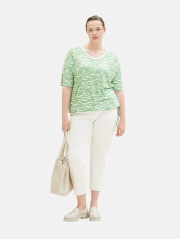 Tom Tailor Women + Shirt in Groen