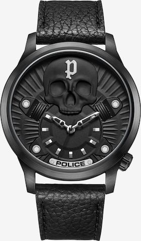 Montre à affichage analogique 'JET' POLICE en noir : devant