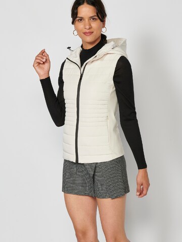 KOROSHI Weste in Weiß