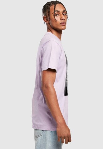 Mister Tee Shirt 'Beach Daze' in Purple