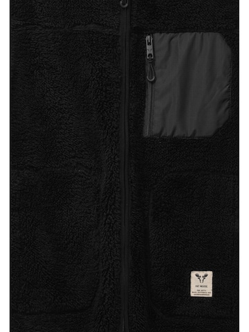 Fat Moose Vest 'Wood' in Black
