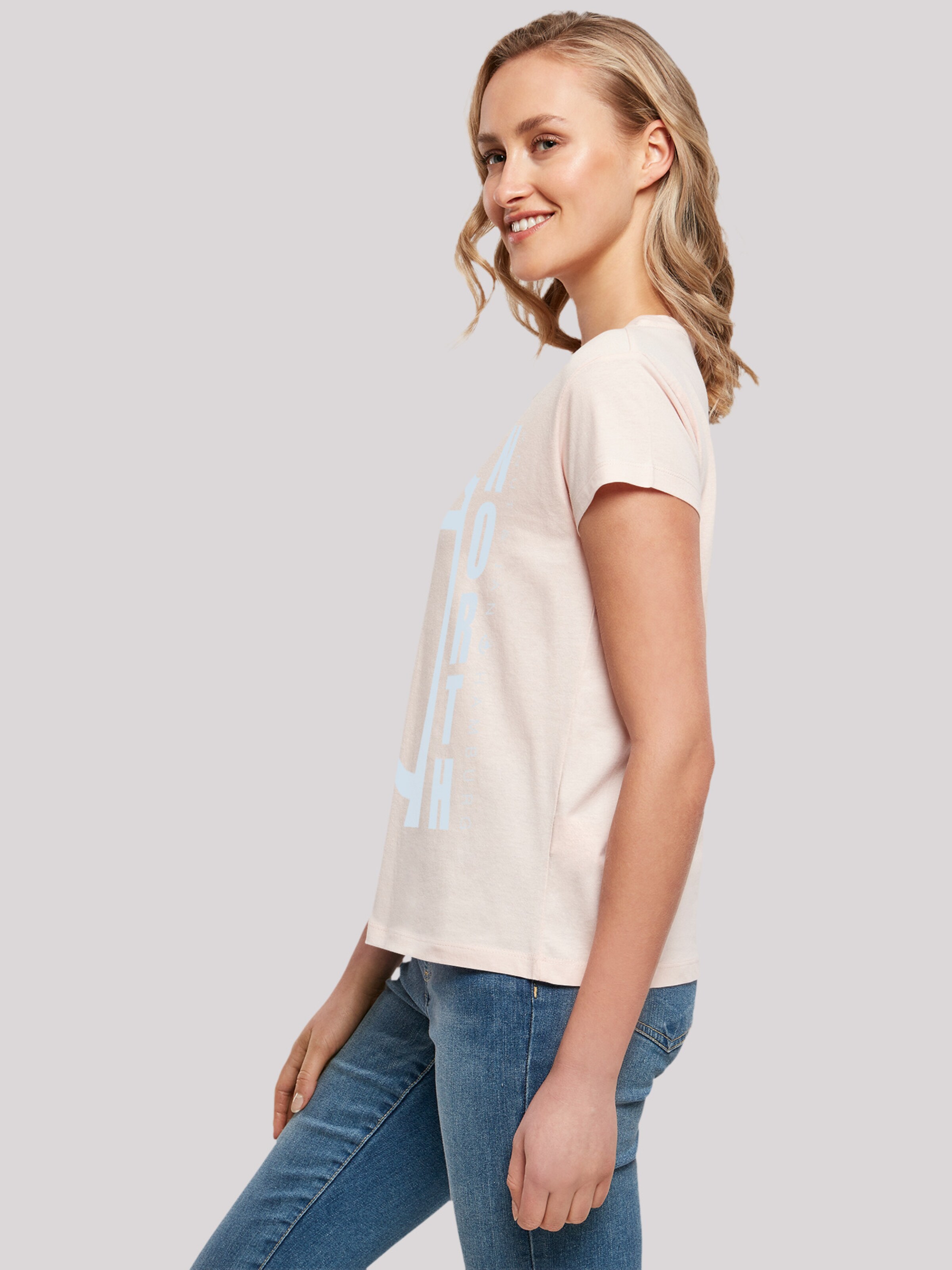 T-shirt 'North Anker' F4NT4STIC en rose