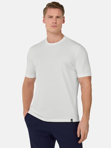 T-Shirt 'B Tech' Boggi Milano en blanc : devant