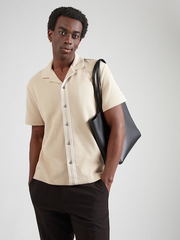 bēšs BOSS Standarta piegriezums Krekls 'C-Pasini 47': no priekšpuses