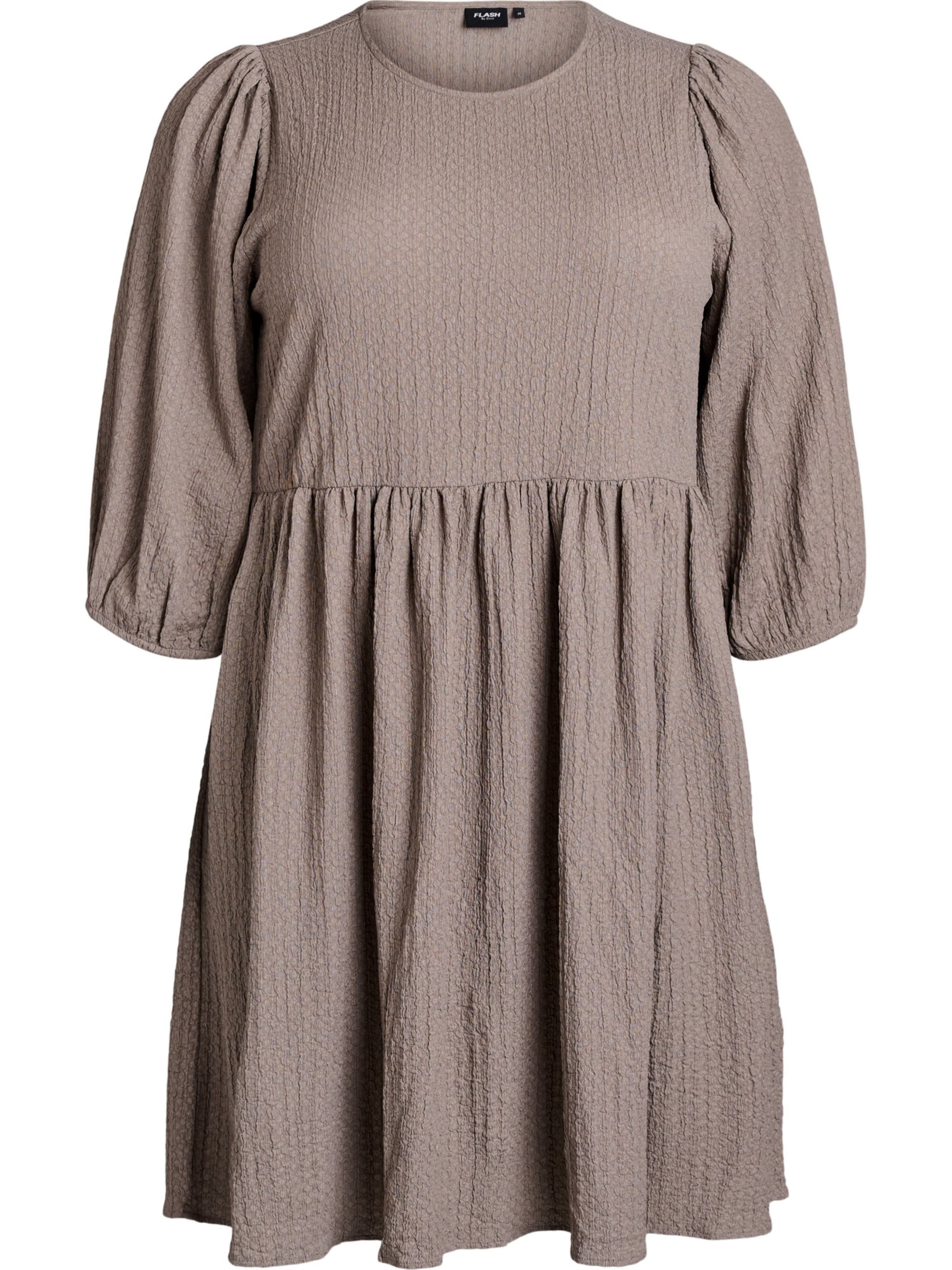 Flash by Zizzi - Vestido 'Fltia' en gris: frente