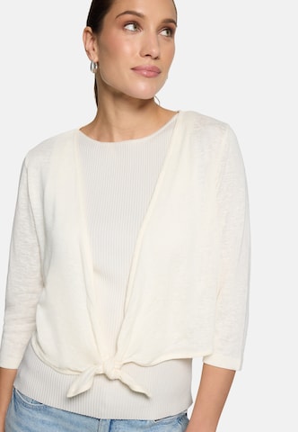 zero Sweatjacke in Weiß