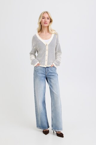 b.young Gebreid vest in Blauw