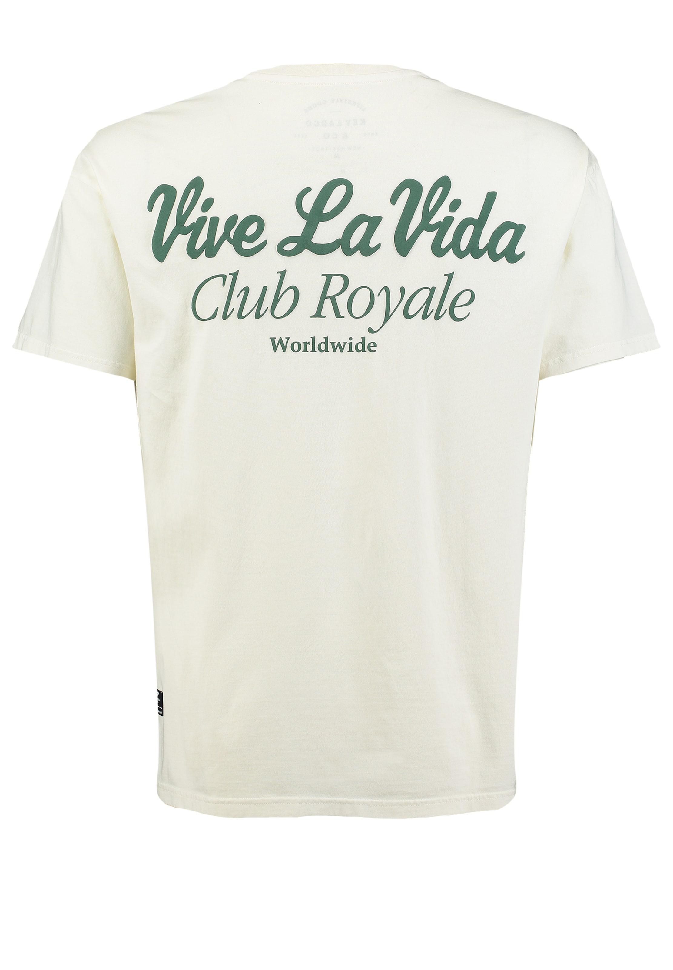 Key Largo Paita 'KLVIVE LA VIDA' värissä valkoinen