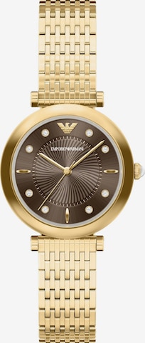 Emporio Armani Analoguhr in Gold: Vorderseite