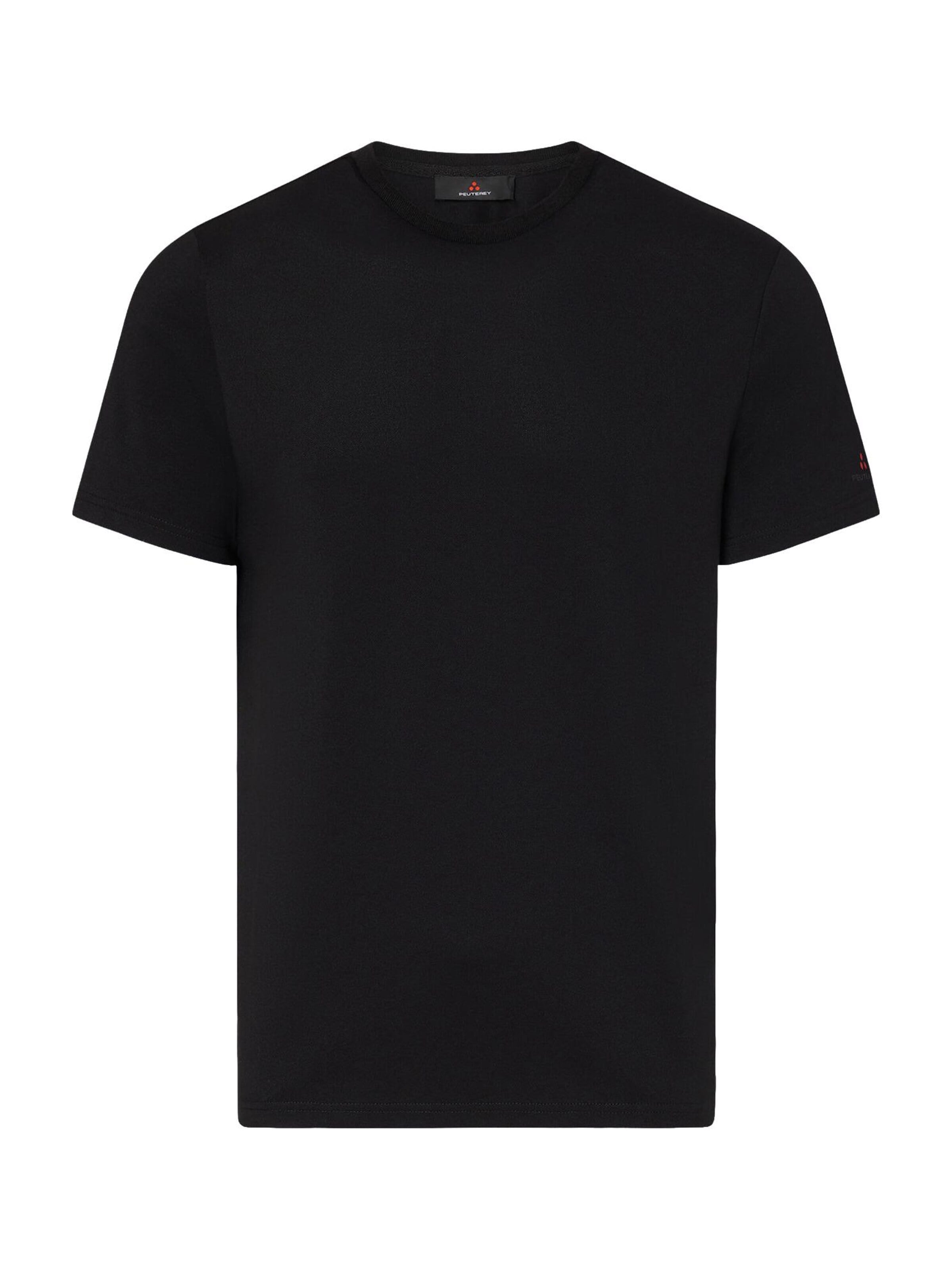 Peuterey Koszulka 'PEUTEREY ZOLE 02 T-SHIRT' w kolorze czarny: przód