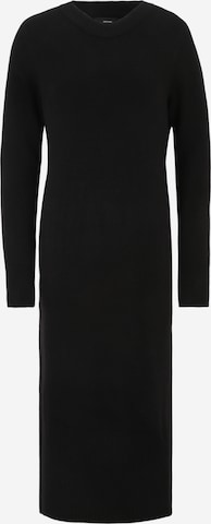 Vero Moda Tall Úpletové šaty 'PLAZA' – černá: přední strana