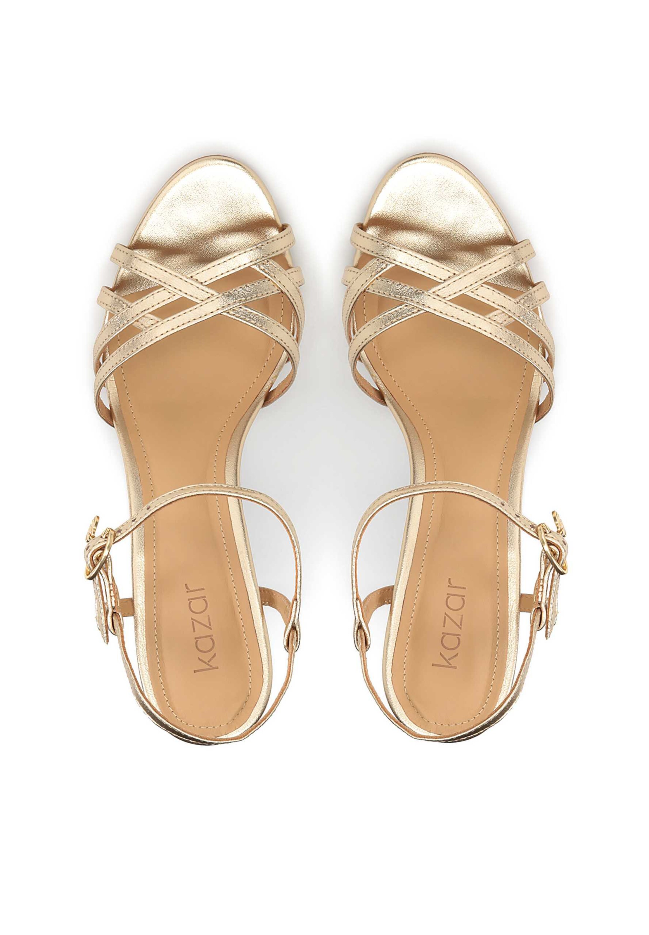 Kazar Pumps in Gold
