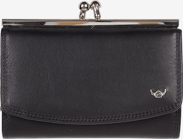 GOLDEN HEAD Wallet 'Polo' in Black: front
