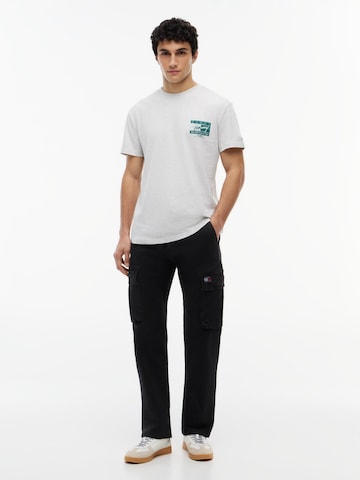 Tommy Jeans Paita 'SIGN FLAG' värissä harmaa