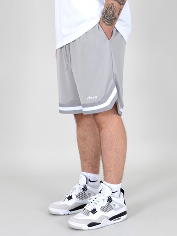 Adam Loosefit Sporthose 'Sweatshorts Basketball Shorts'‌‌‌‌‌‌‌‌‌ in Grau