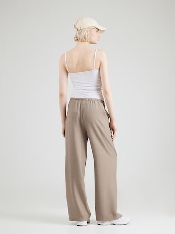 VERO MODA Wide leg Trousers 'VMMELANEY' in Beige