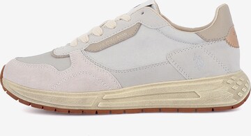 Baskets basses 'Seneka' US POLO ASSN. en blanc : devant