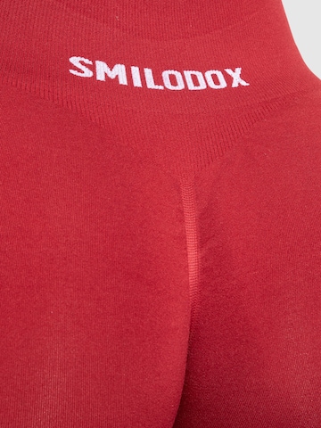 Smilodox Skinny Leggings ' Cetrina ' in Rood
