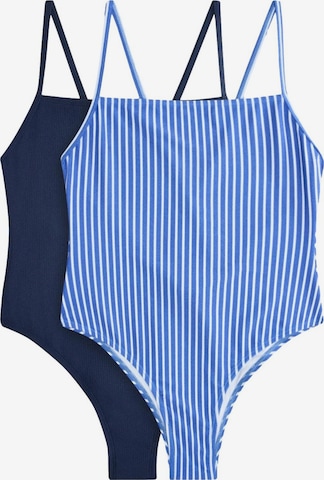 Maillot de bain The Set en bleu : devant