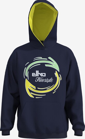 elho Sweatshirt 'Luzern 89' i mørkeblå / gul / pastellgrønn / hvit, Produktvisning