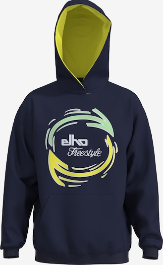 elho Sweat-shirt 'Luzern 89' en bleu marine / jaune / vert pastel / blanc, Vue avec produit