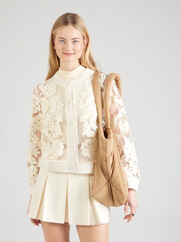 Cardigan Rich & Royal en blanc : devant