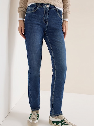 Coupe slim Jean 'Vicky' CECIL en bleu : devant