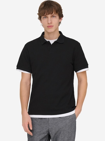 Only & Sons Shirt 'Ben' in Zwart