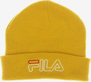 FILA Hat & Cap in One size in Yellow: front